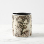 Die alte Frau im Wald von Arthur Rackham Tasse (Zentrum)