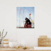 Die alte Frau von Kay Nielsen Poster (Küche)