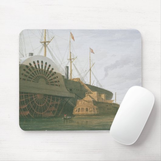 Die alte Fregatte HMS Agamemnon mit ihrem Gewicht Mousepad (Mit Mouse)