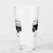 Die alte Garage Pint Beer Soda Glas (Links)