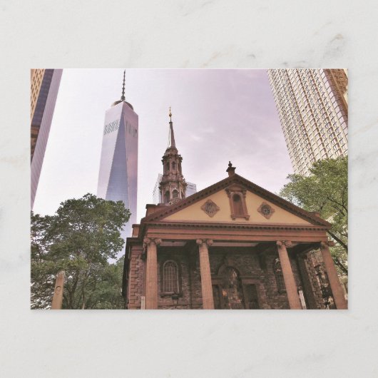 Die alte Garde. Historische St. Paul's Kapelle. Postkarte (Vorderseite)