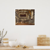 Die alte Garderobe, der Rundturm, Windsor Ca Poster (Küche)