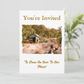 DIE ALTE GOLD MINE EINLADUNG (Stehend Vorderseite)