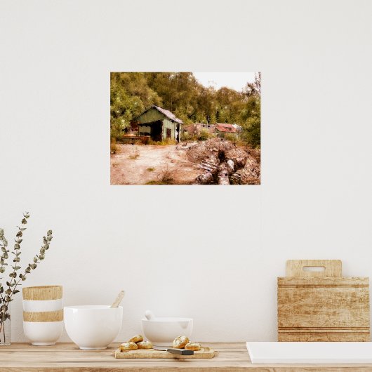 DIE ALTE GOLD MINE POSTER (Küche)