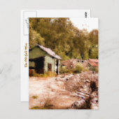 DIE ALTE GOLD MINE POSTKARTE (Vorne/Hinten)