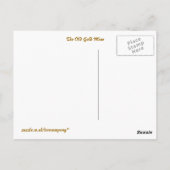 DIE ALTE GOLDMINE POSTKARTE (Rückseite)
