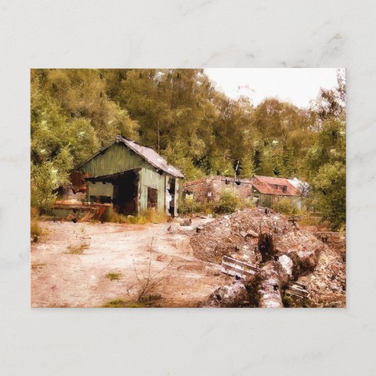 DIE ALTE GOLDMINE POSTKARTE (Vorderseite)