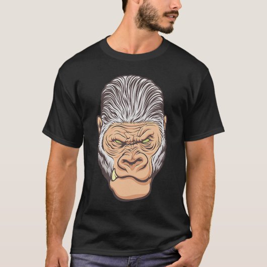 Die alte Gorilla ist mein Geiststier T-Shirt (Vorderseite)