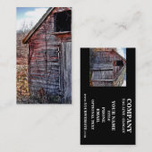 DIE ALTE HÖLZERNE HALLE VISITENKARTE (Vorne/Hinten)