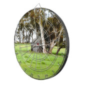 Die alte Holzhütte Dartscheibe (Vorderseite rechts)