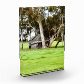 Die alte Holzhütte Fotoblock (Links)