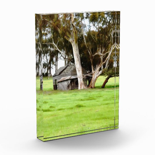 Die alte Holzhütte Fotoblock (Links)