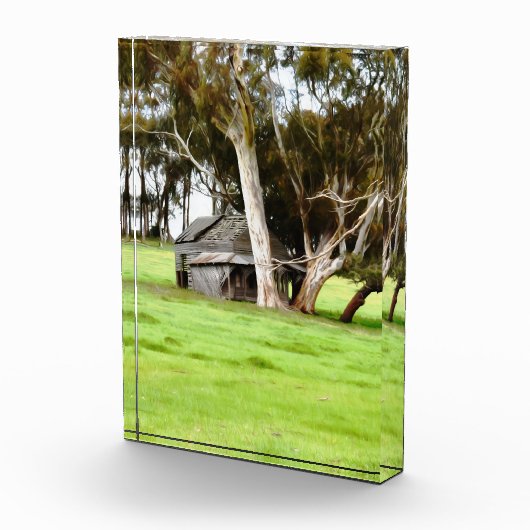 Die alte Holzhütte Fotoblock (Rechts)