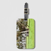 Die alte Holzhütte Gepäckanhänger (Vorderseite Vertikal)