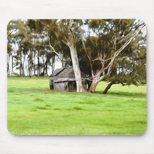 Die alte Holzhütte Mousepad (Vorne)