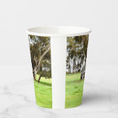 Die alte Holzhütte Pappbecher (Links)