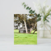 Die alte Holzhütte Postkarte (Stehend Vorderseite)