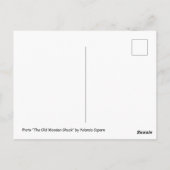 Die alte Holzhütte Postkarte (Rückseite)