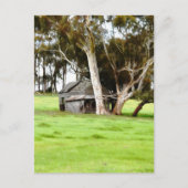 Die alte Holzhütte Postkarte (Vorderseite)