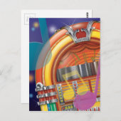 Die alte Jukebox Postkarte (Vorne/Hinten)