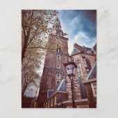Die alte Kirche, Amsterdam Postkarte (Vorderseite)