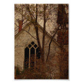 Die alte Kirche Fotodruck (Vorne)