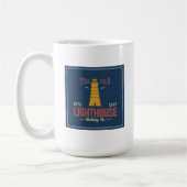 Die alte Leuchtturm-Kleidung Co. Kaffeetasse (Links)