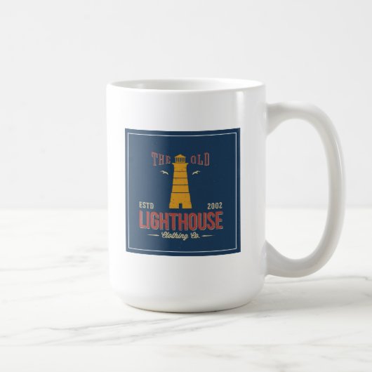 Die alte Leuchtturm-Kleidung Co. Kaffeetasse (Rechts)