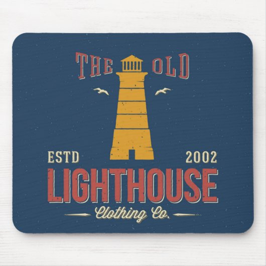 Die alte Leuchtturm-Kleidung Co. Mousepad (Vorne)