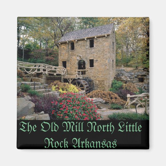 Die alte Mühle North Little Rock Arkansas Magnet (Vorne)