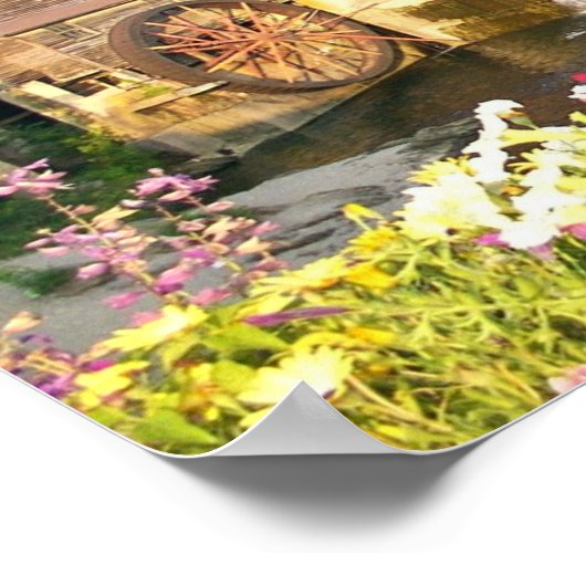 Die alte Mühle Poster (Ecke)