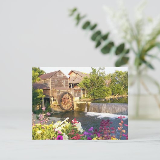 Die alte Mühle Postkarte (Stehend Vorderseite)