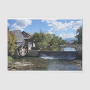 Die alte Mühle Seidenpapier