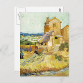 Die alte Mühle - Vincent Van Gogh Postkarte (Vorne/Hinten)