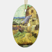 Die alte Mühle von Vincent van Gogh Keramik Ornament (Links)