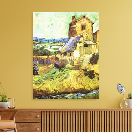 Die alte Mühle von Vincent van Gogh Leinwanddruck (Insitu (Wohnzimmer))
