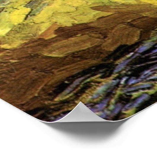 Die alte Mühle von Vincent van Gogh Poster (Ecke)