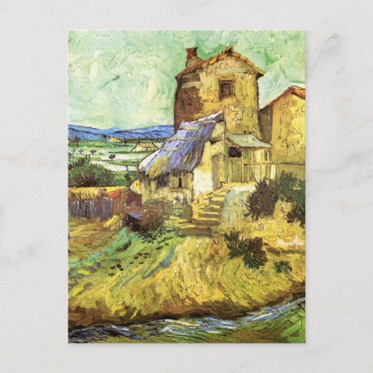 Die alte Mühle von Vincent van Gogh Postkarte (Vorderseite)