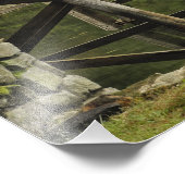 Die alte Nordbrücke, die Minute Man National Fotodruck (Ecke)