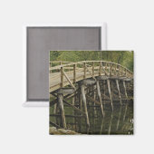 Die alte Nordbrücke, die Minute Man National Magnet (Vorderseite/Rückseite)
