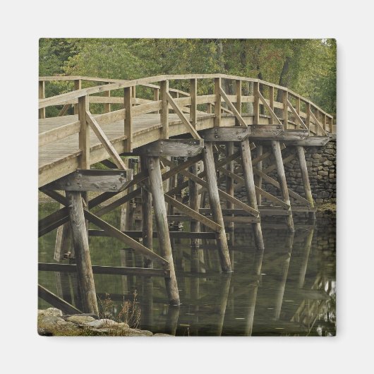 Die alte Nordbrücke, die Minute Man National Magnet (Vorne)