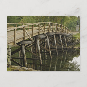 Die alte Nordbrücke, die Minute Man National Postkarte
