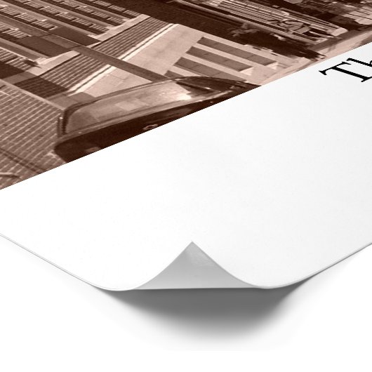 Die alte Nordkirche in Boston, Massachusetts Poster (Ecke)