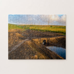 Die alte Packpferd-Brücke von Baitings Puzzle