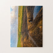 Die alte Packpferd-Brücke von Baitings Puzzle (Vertikal)