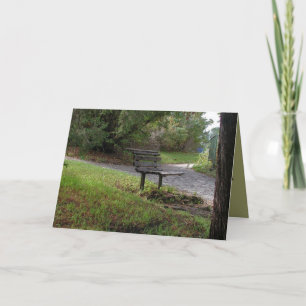 Die alte Park-Bank Karte