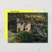 Die alte Postkarte der Mühle (Vorne/Hinten)