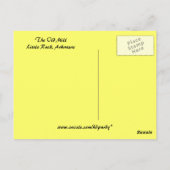 Die alte Postkarte der Mühle (Rückseite)