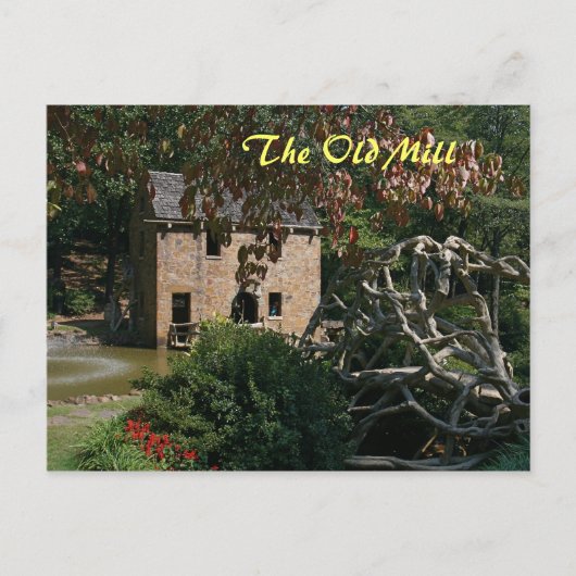 Die alte Postkarte der Mühle (Vorderseite)