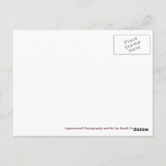 Die alte Postkarte des Zuges (Rückseite)